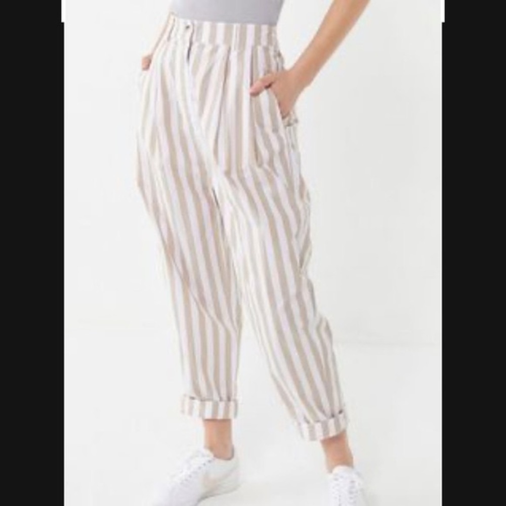 Urban Outfitters Khaki & White Pants